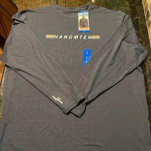 COPY - HANG TEN Men’s UPF 50+ SPORTS Long sleeve Sun Tee Large